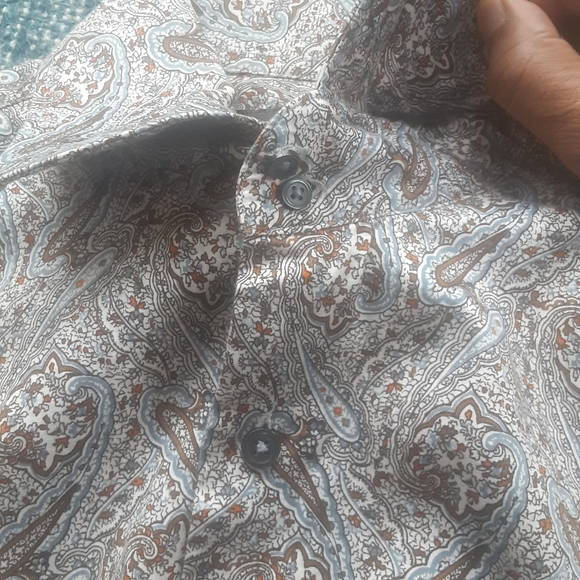 Banana Republic Shirts Vintage 99s Banana Republic French Cuff Paisley Shirt Mint Free